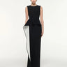 Roland Mouret Mujer Barcelona Vestido Maxi Drapeado color Negro sku 732-001569 01 - Foto 1