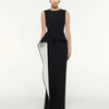 Roland Mouret Mujer Barcelona Vestido Maxi Drapeado color Negro sku 732-001569 01 - Foto 1