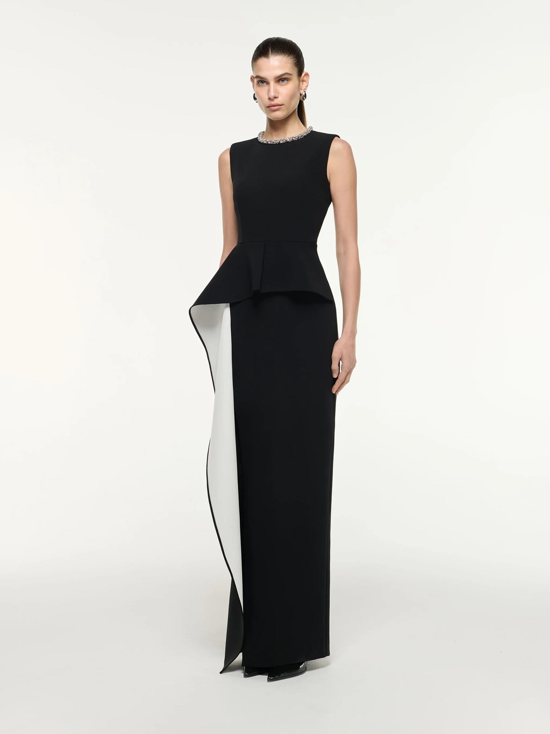 Roland Mouret Mujer Barcelona Vestido Maxi Drapeado color Negro sku 732-001569 01 - Foto 2