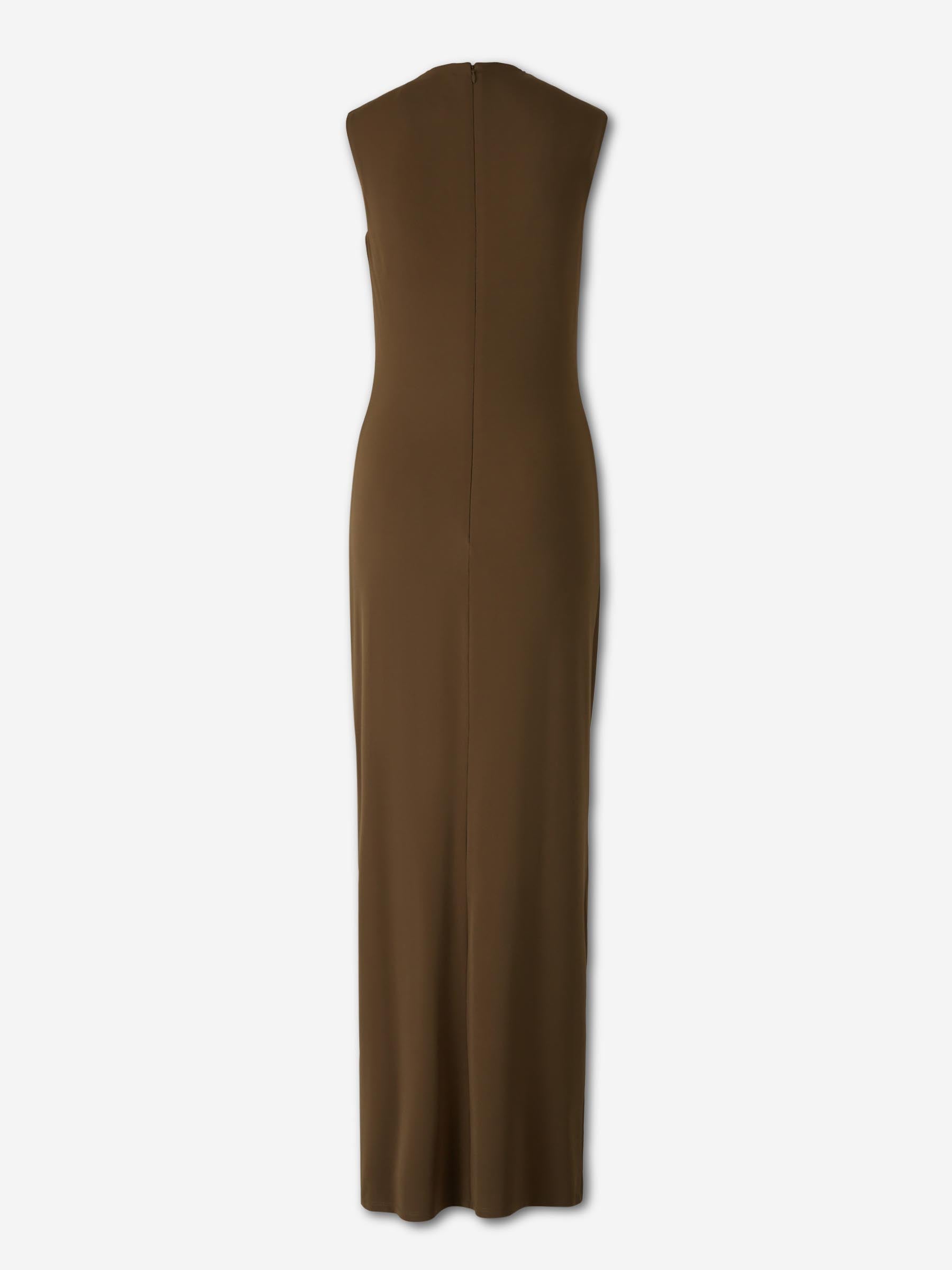 Roland Mouret Mujer Barcelona Vestido Maxi Jersey color Verde Militar sku 732-001571 01 - Foto 2