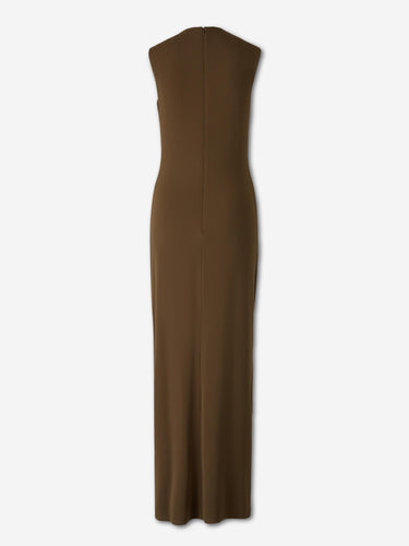 Roland Mouret Mujer Barcelona Vestido Maxi Jersey color Verde Militar sku 732-001571 01 - Foto 2