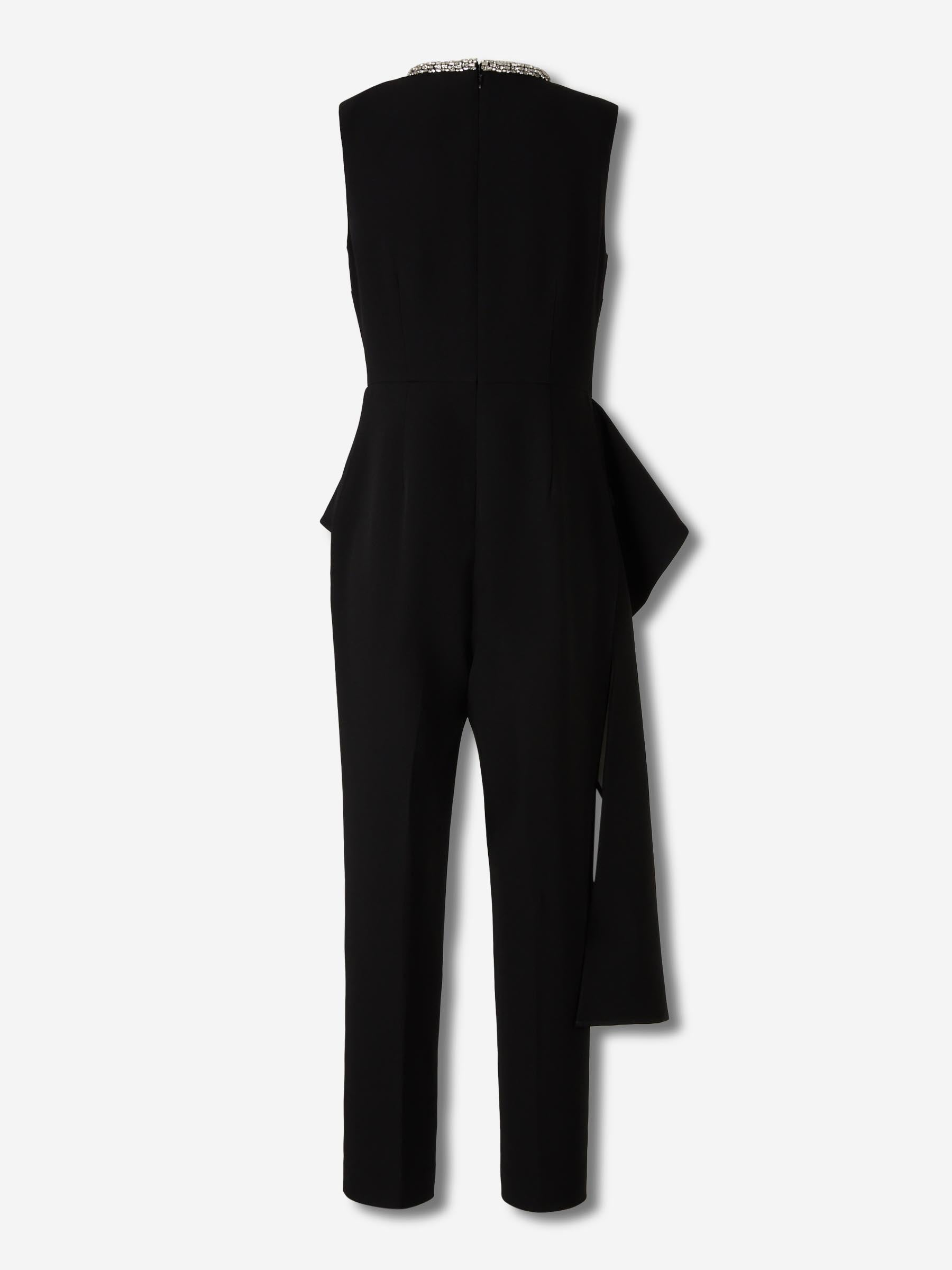 Roland Mouret Mujer Barcelona Mono Cintura Drapeada color Negro sku 732-001572 01 - Foto 2