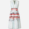 Silvia Tcherassi Mujer Barcelona Vestido Midi Seersucker color Multicolor sku 732-001576 01 - Foto 1