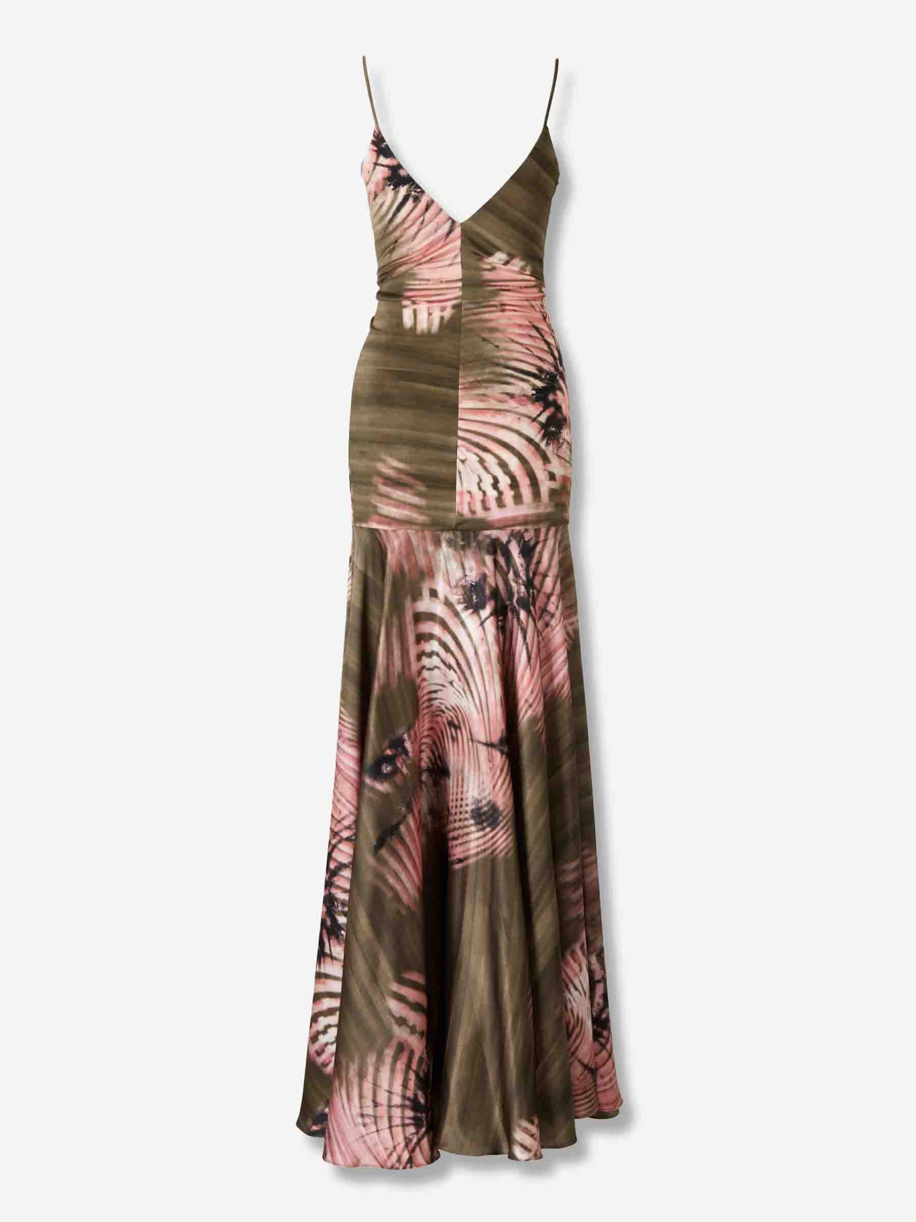 Silvia Tcherassi Mujer Barcelona Vestido Maxi Carmin color Verde Militar sku 732-001579 01 - Foto 2