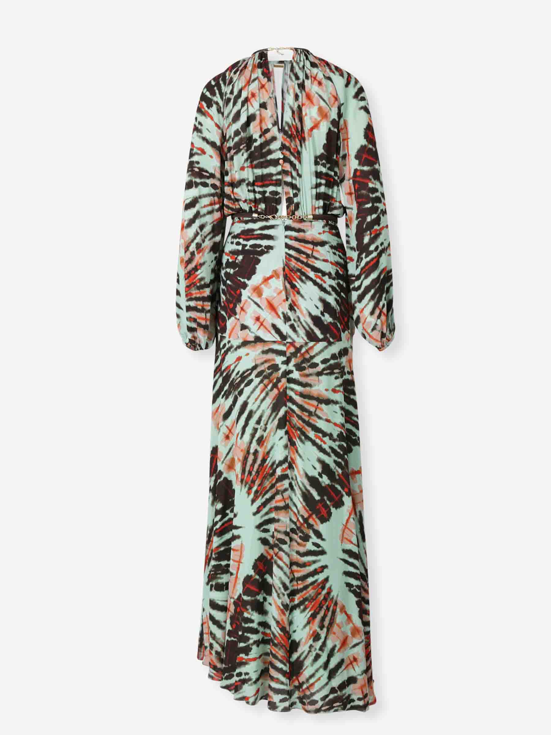 Silvia Tcherassi Mujer Barcelona Vestido Maxi Estampado color Verde Menta sku 732-001580 01 - Foto 2