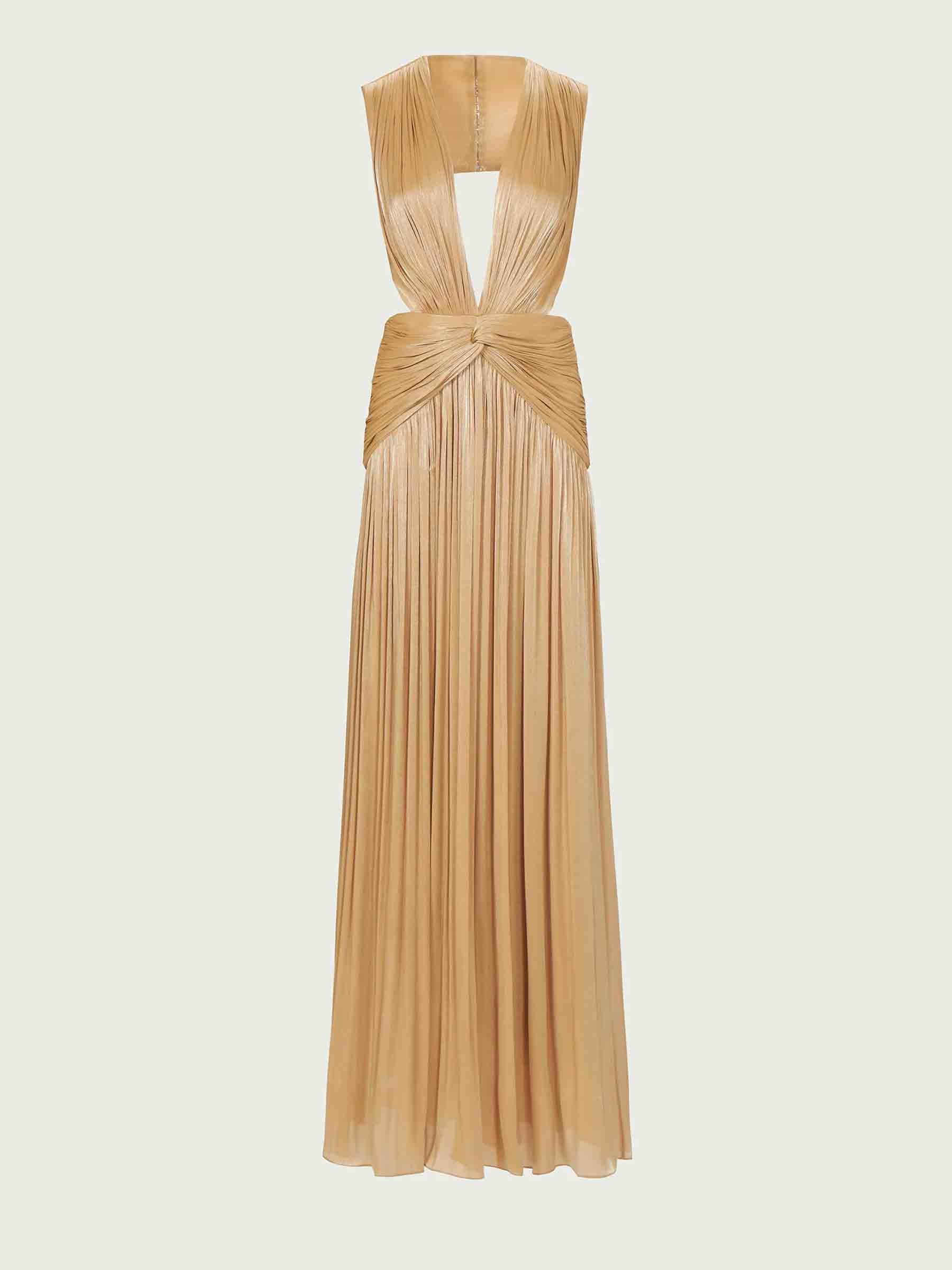 Costarellos Mujer Barcelona Vestido Maxi Silla color Beige sku 732-001581 01 - Foto 1
