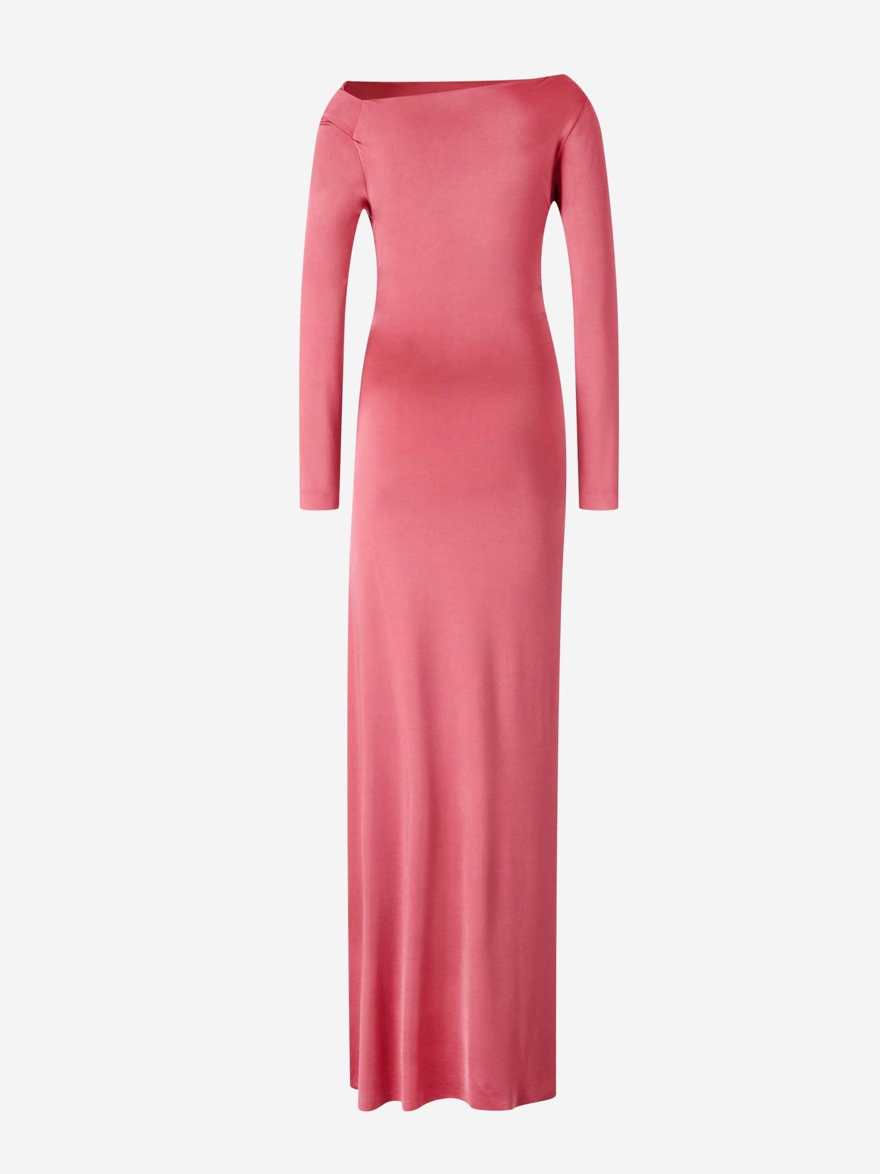 Victoria Beckham Mujer Barcelona Vestido Maxi Drapeado color Rosa sku 732-001583 01 - Foto 2