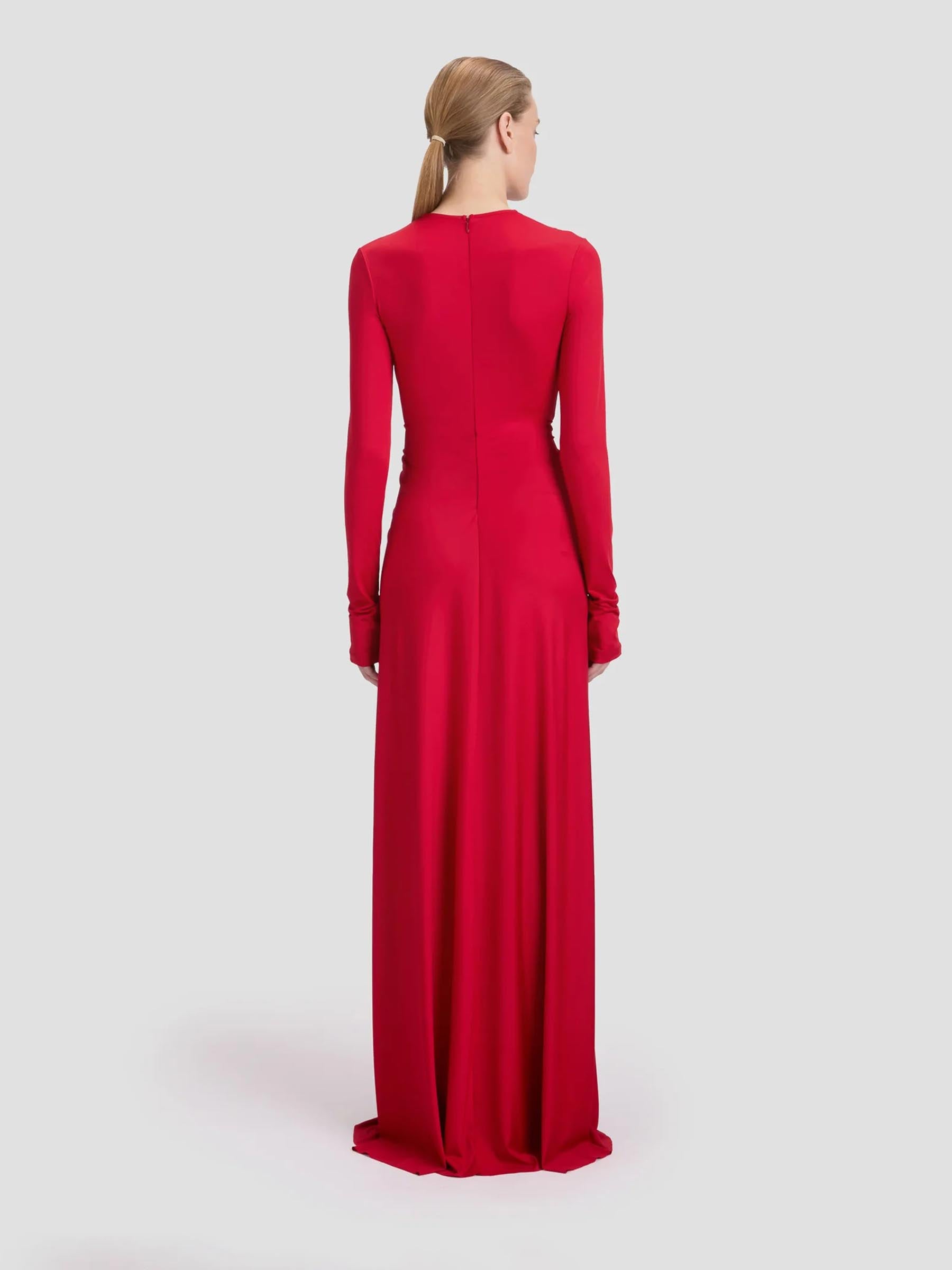 Victoria Beckham Mujer Barcelona Vestido Maxi Fluido color Rojo sku 732-001585 01 - Foto 2