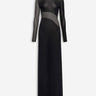 Alaïa Mujer Barcelona Vestido Maxi Punto color Negro sku 732-001586 01 - Foto 1