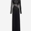 Alaïa Mujer Barcelona Vestido Maxi Punto color Negro sku 732-001586 01 - Foto 1