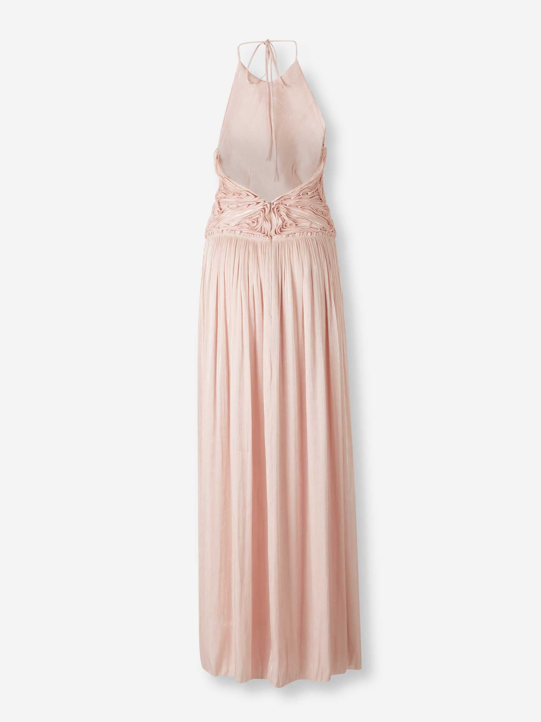 Costarellos Mujer Barcelona Vestido Maxi Georgette color Rosa Palo sku 732-001588 01 - Foto 2
