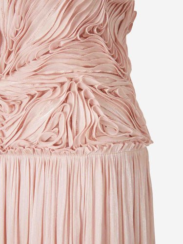 Costarellos Mujer Barcelona Vestido Maxi Georgette color Rosa Palo sku 732-001588 01 - Foto 3