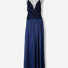 Costarellos Mujer Barcelona Vestido Maxi Drapeado color Azul Marino sku 732-001590 01 - Foto 1