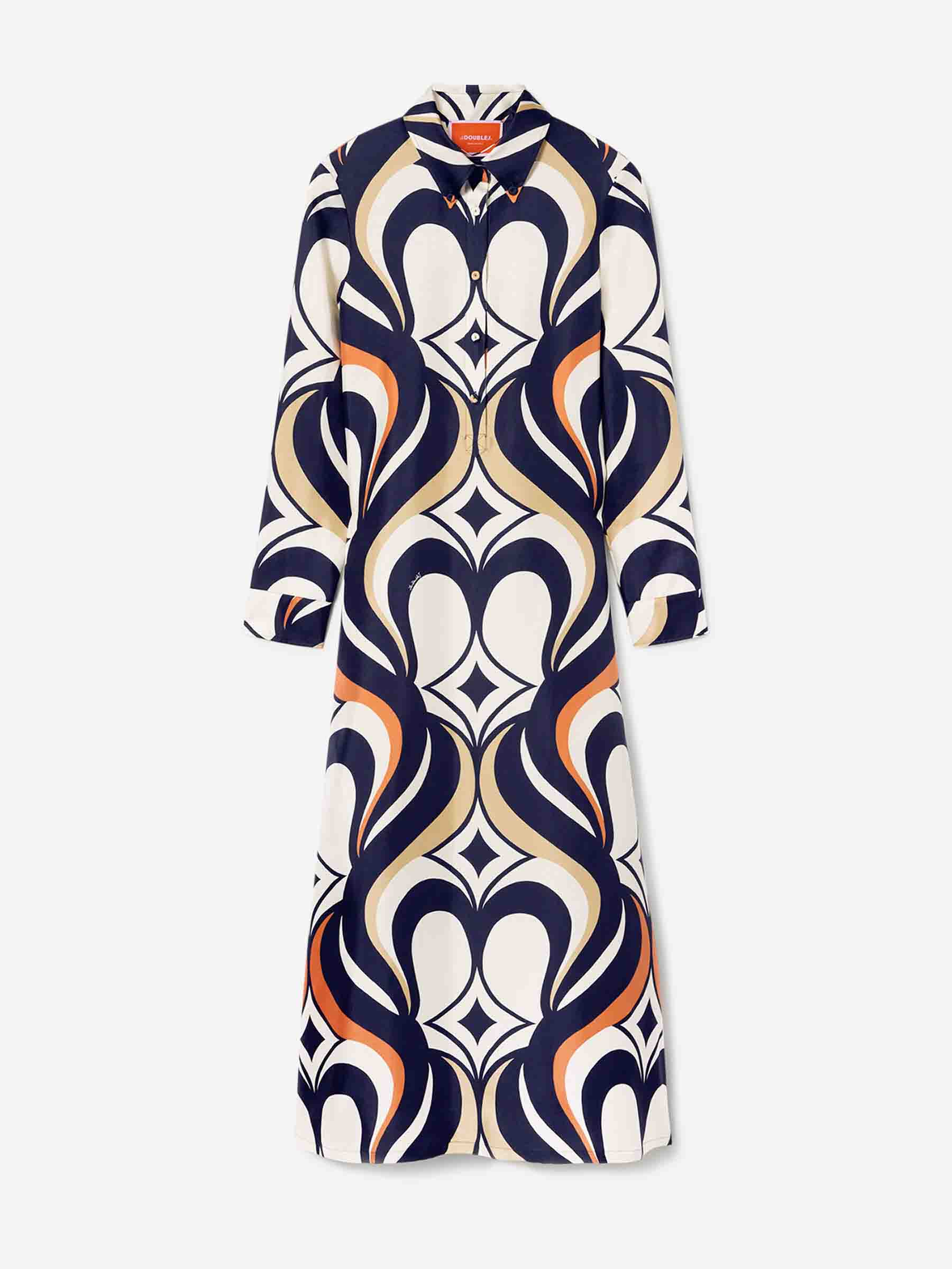 LaDoubleJ Mujer Barcelona Vestido Camisero Seda color Multicolor sku 732-001596 01 - Foto 1