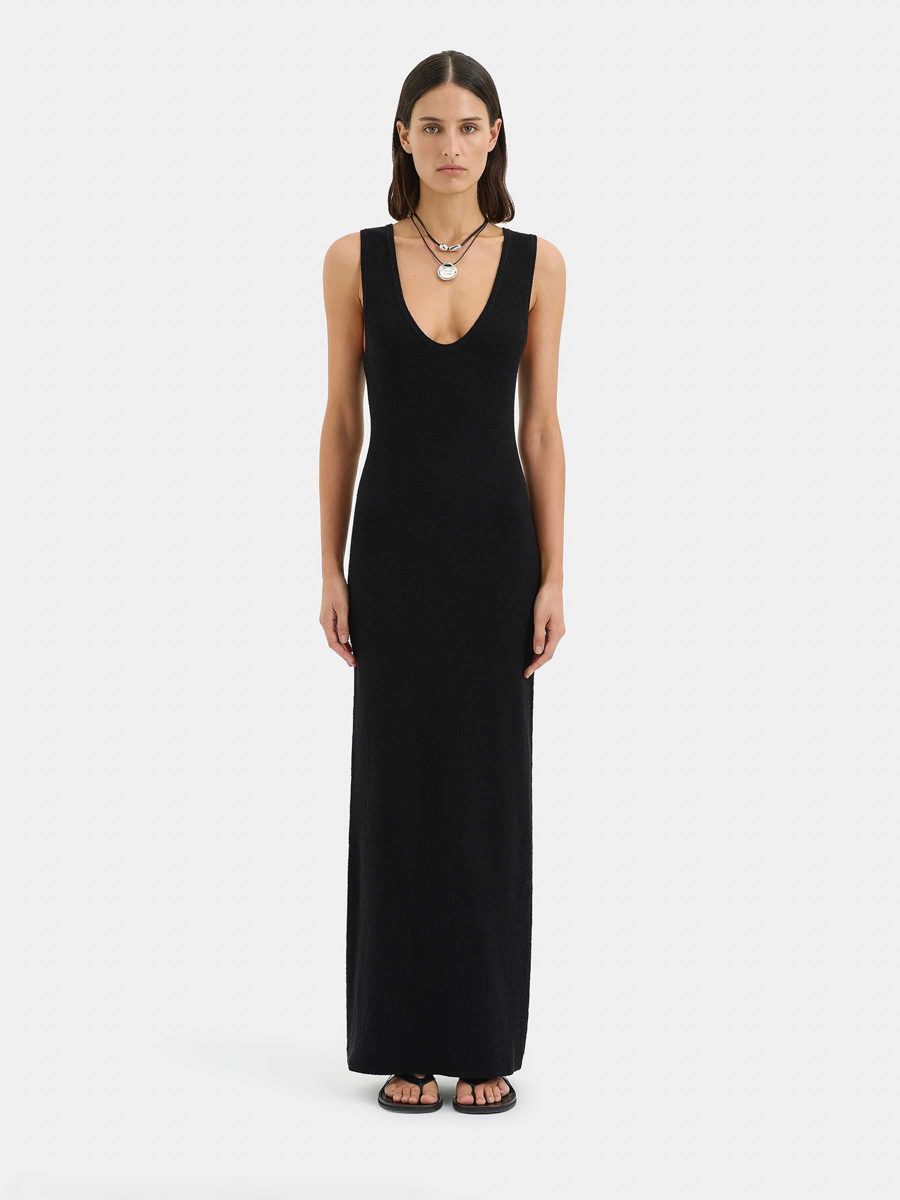 SIR. Mujer Barcelona Vestido Chiara Midi color Negro sku 732-001601 01 - Foto 2