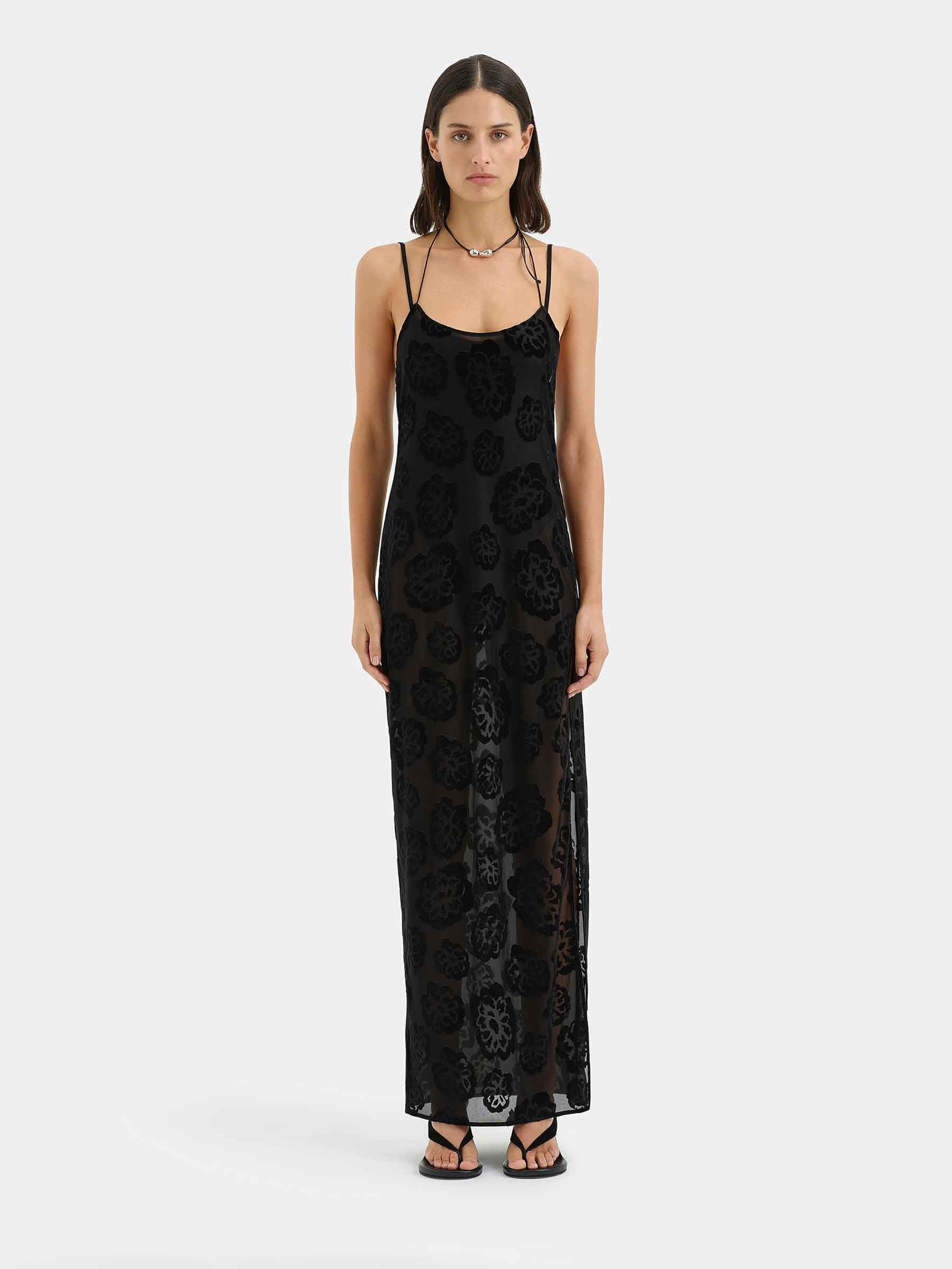 SIR. Mujer Barcelona Vestido Midi Dress color Negro sku 732-001603 01 - Foto 2