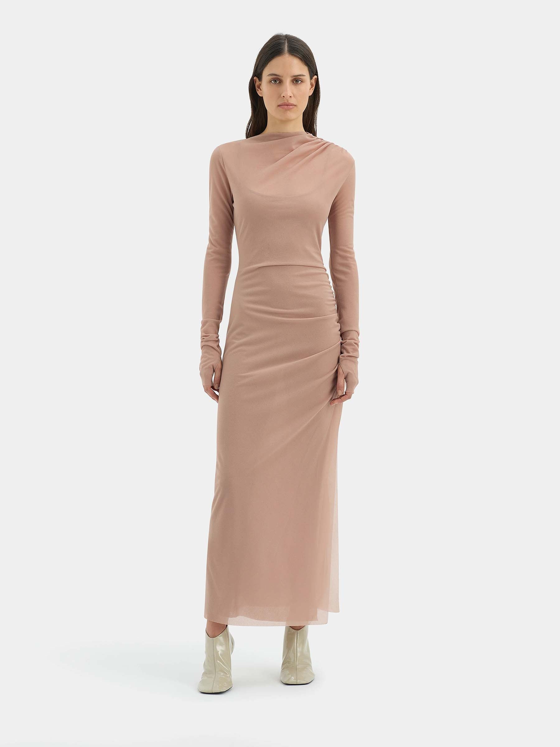 SIR. Mujer Barcelona Vestido Maxi Ruby color Nude sku 732-001604 01 - Foto 1