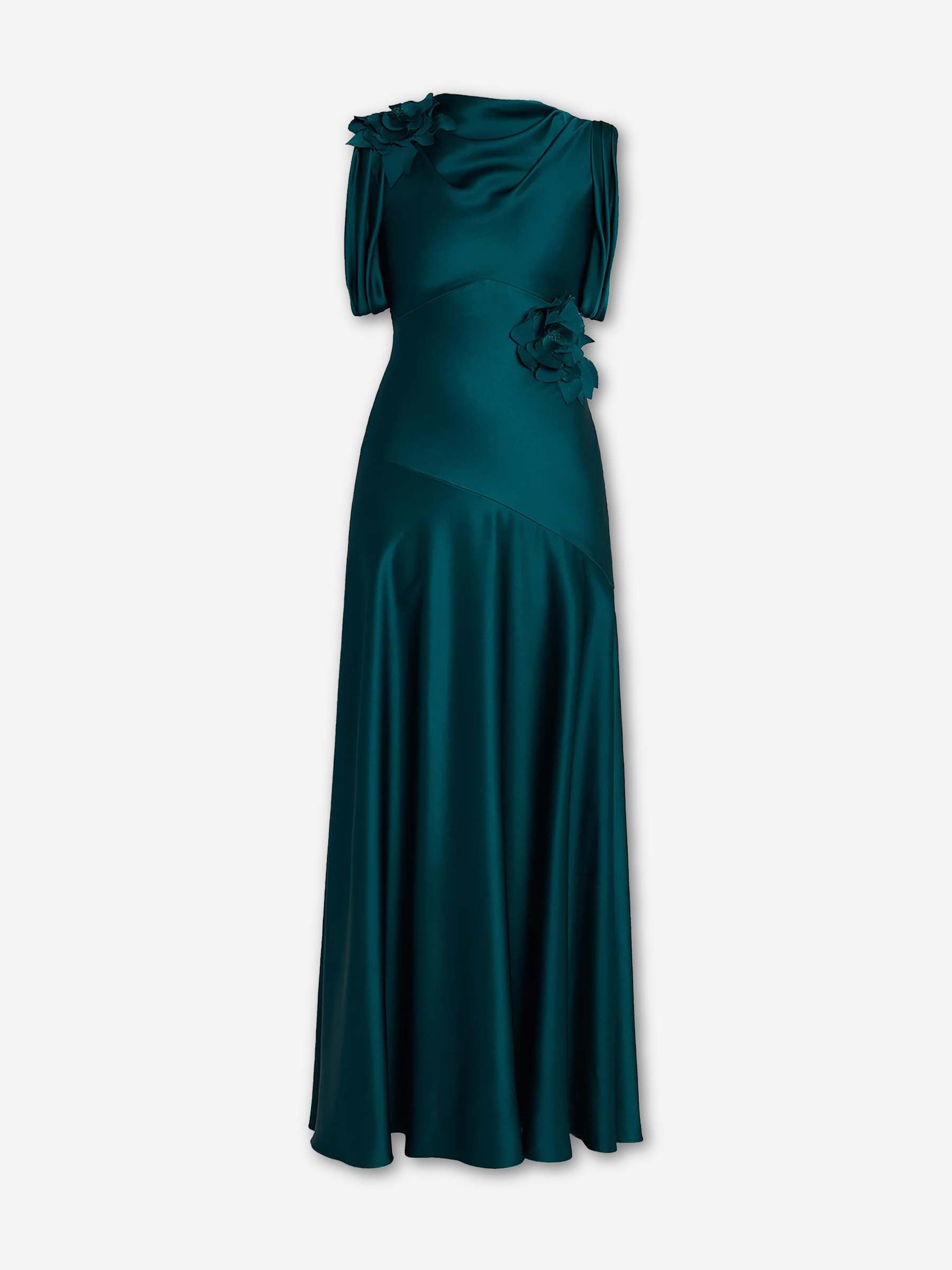 Erdem Mujer Barcelona Vestido Maxi Floral color Verde Oscuro sku 732-001606 01 - Foto 1