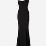 Mugler Mujer Barcelona Vestido Maxi Asimétrico color Negro sku 732-001607 01 - Foto 1