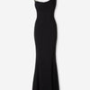 Mugler Mujer Barcelona Vestido Maxi Asimétrico color Negro sku 732-001607 01 - Foto 1