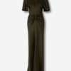 Victoria Beckham Mujer Barcelona Vestido Maxi Fluido color Verde Militar sku 732-001612 01 - Foto 1