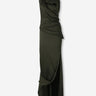 Victoria Beckham Mujer Barcelona Vestido Maxi Asimétrico color Verde Militar sku 732-001613 01 - Foto 1