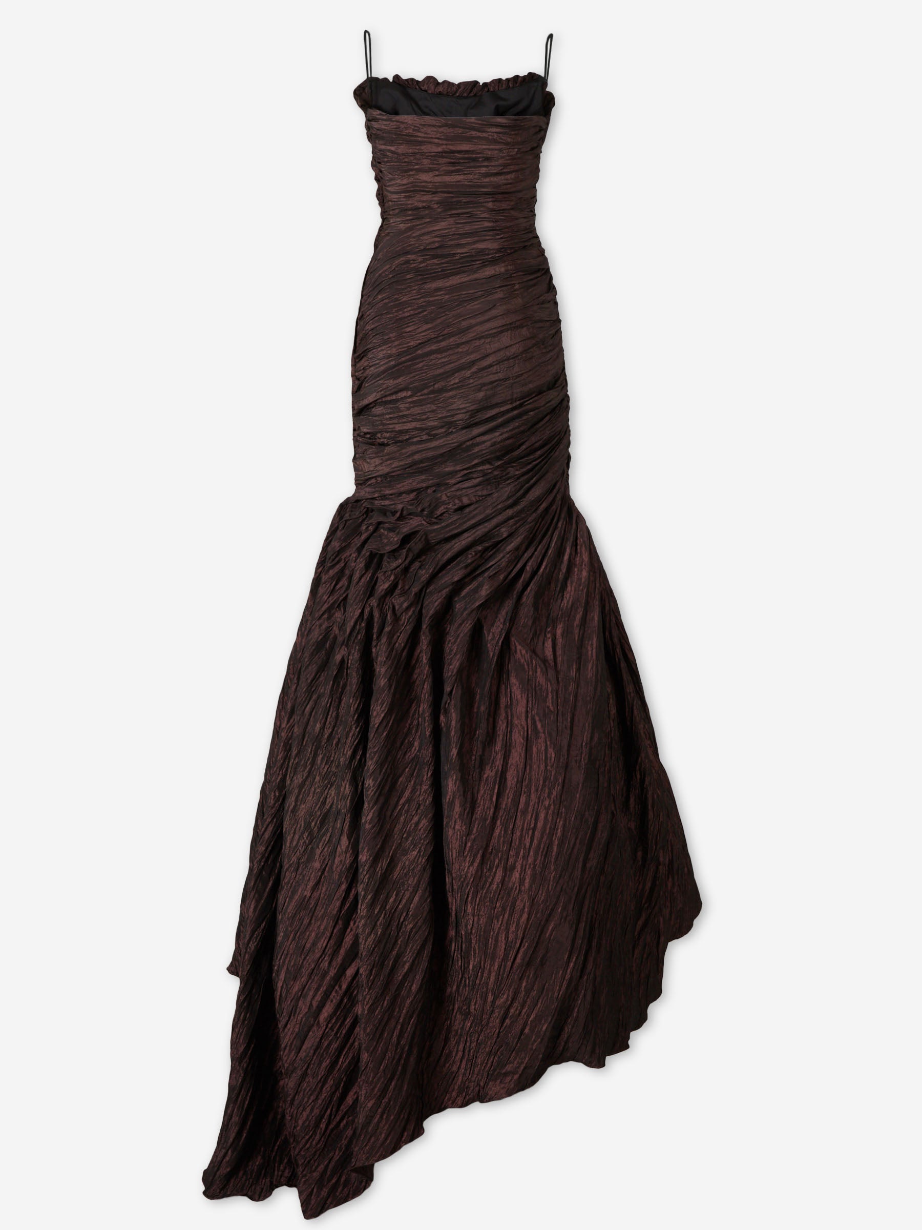 Marmar Halim Mujer Barcelona Vestido Maxi Drapeado color Marrón Oscuro sku 732-001616 01 - Foto 2