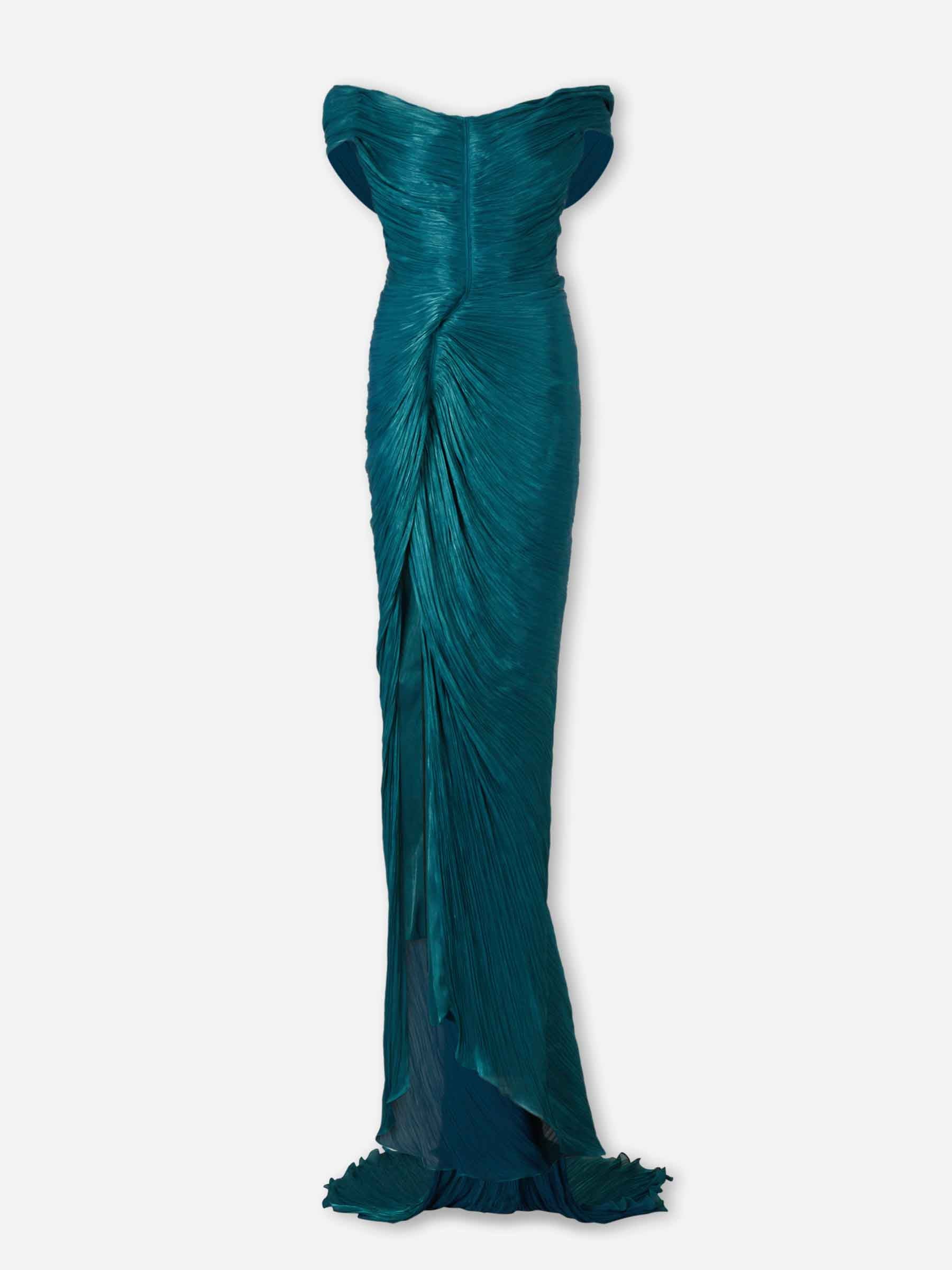 Marmar Halim Mujer Barcelona Vestido Maxi Drapeado color Marrón sku 732-001617 02 - Foto 1