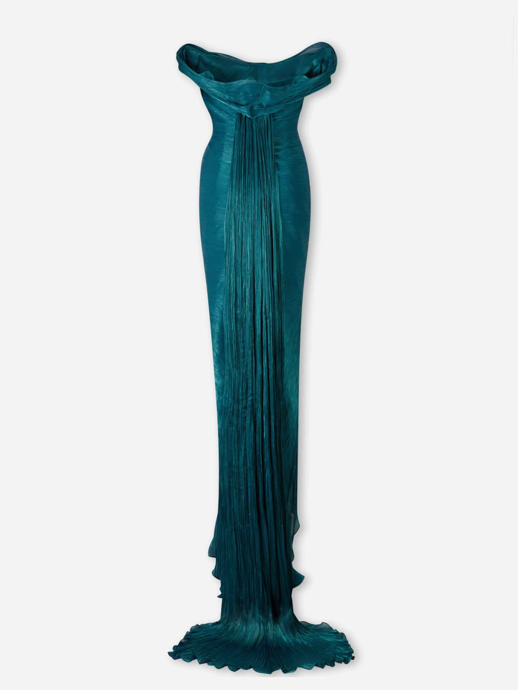 Marmar Halim Mujer Barcelona Vestido Maxi Drapeado color Marrón sku 732-001617 02 - Foto 2