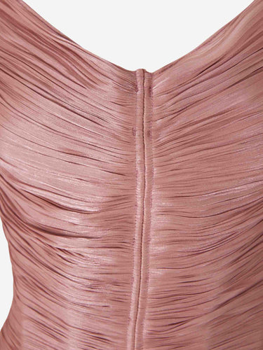 Marmar Halim Mujer Barcelona Vestido Maxi Drapeado color Rosa Envejecido sku 732-001618 01 - Foto 3