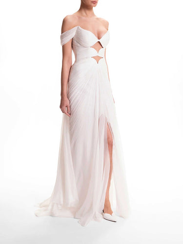 Maria Lucia Hohan Mujer Barcelona Vestido Maxi Cassiopeia color Blanco sku 732-001621 01 - Foto 3