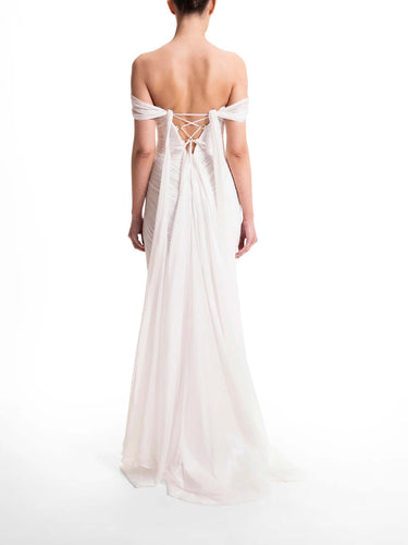 Maria Lucia Hohan Mujer Barcelona Vestido Maxi Cassiopeia color Blanco sku 732-001621 01 - Foto 4