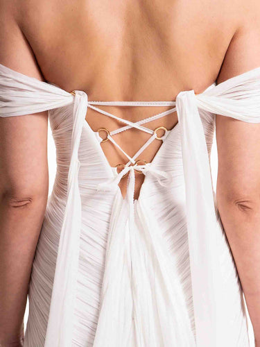 Maria Lucia Hohan Mujer Barcelona Vestido Maxi Cassiopeia color Blanco sku 732-001621 01 - Foto 5