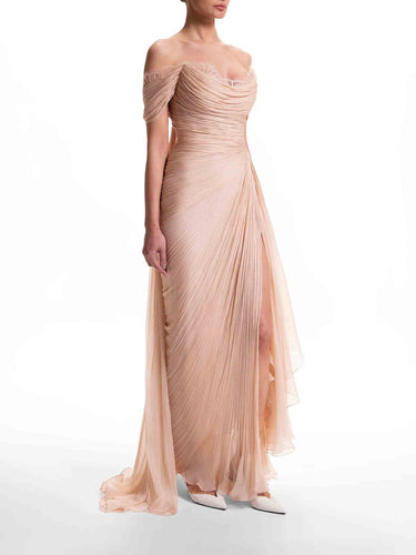 Maria Lucia Hohan Mujer Barcelona Vestido Maxi Dalia color Melocotón sku 732-001622 01 - Foto 3