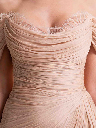 Maria Lucia Hohan Mujer Barcelona Vestido Maxi Dalia color Melocotón sku 732-001622 01 - Foto 5