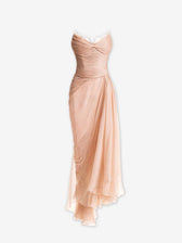 Maria Lucia Hohan Mujer Barcelona Vestido Maxi Jolie color Melocotón sku 732-001624 01 - Foto 1