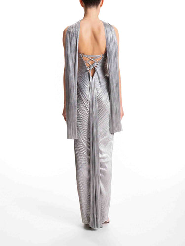 Maria Lucia Hohan Mujer Barcelona Vestido Maxi Tonia color Plateado sku 732-001625 01 - Foto 3
