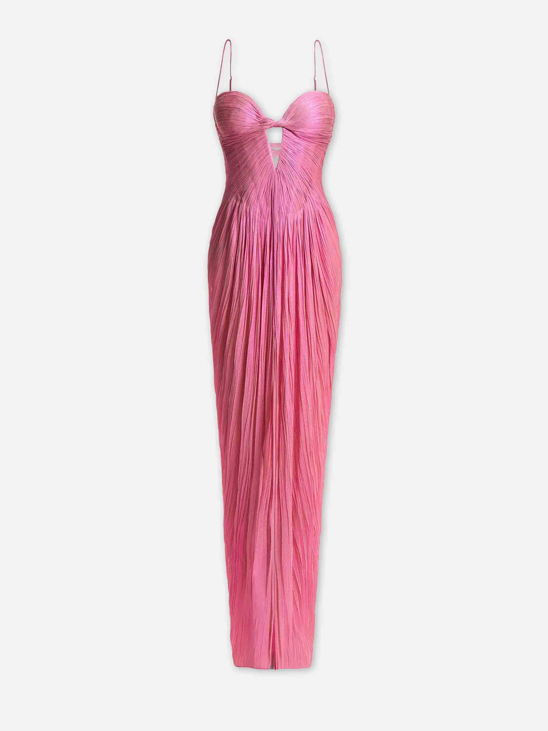 Maria Lucia Hohan Mujer Barcelona Vestido Maxi Tonia color Rosa sku 732-001625 02 - Foto 1