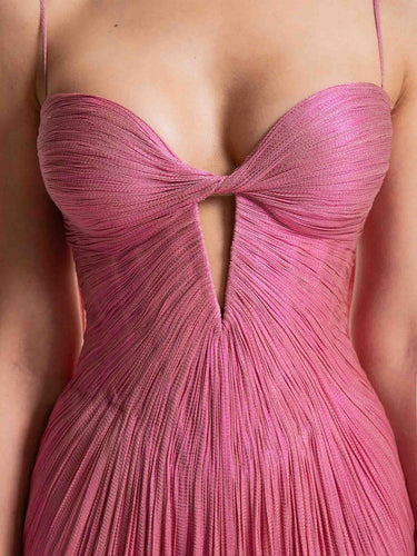 Maria Lucia Hohan Mujer Barcelona Vestido Maxi Tonia color Rosa sku 732-001625 02 - Foto 5