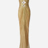 Maria Lucia Hohan Mujer Barcelona Vestido Maxi Carmen color Dorado sku 732-001626 01 - Foto 1