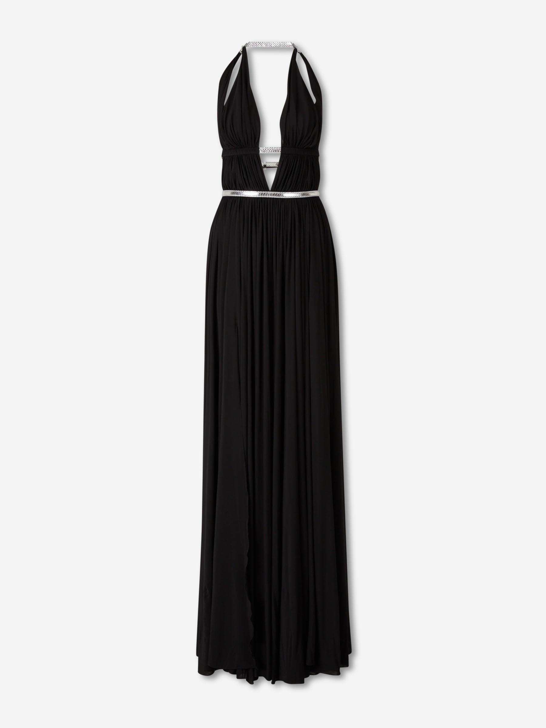 Alaïa Mujer Barcelona Vestido Maxi Plisado color Negro sku 732-001630 01 - Foto 1