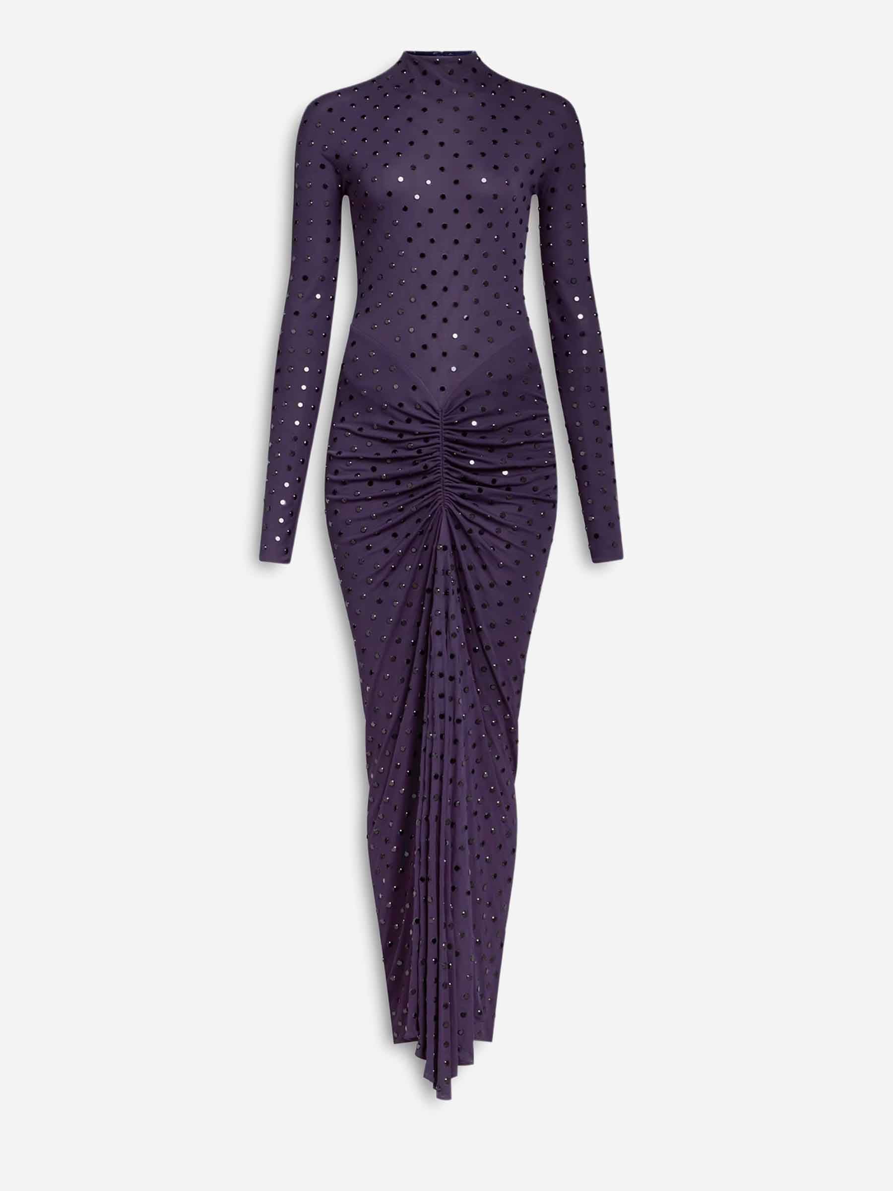 Alaïa  Barcelona Vestido Maxi Fluido color Violeta sku 732-001631 01 - Foto 1