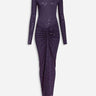 Alaïa  Barcelona Vestido Maxi Fluido color Violeta sku 732-001631 01 - Foto 1