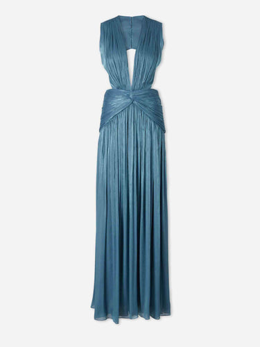 Costarellos Mujer Barcelona Vestido Maxi Silla color Azul Turquesa sku 732-001633 01 - Foto 1