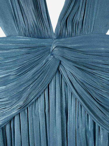 Costarellos Mujer Barcelona Vestido Maxi Silla color Azul Turquesa sku 732-001633 01 - Foto 3