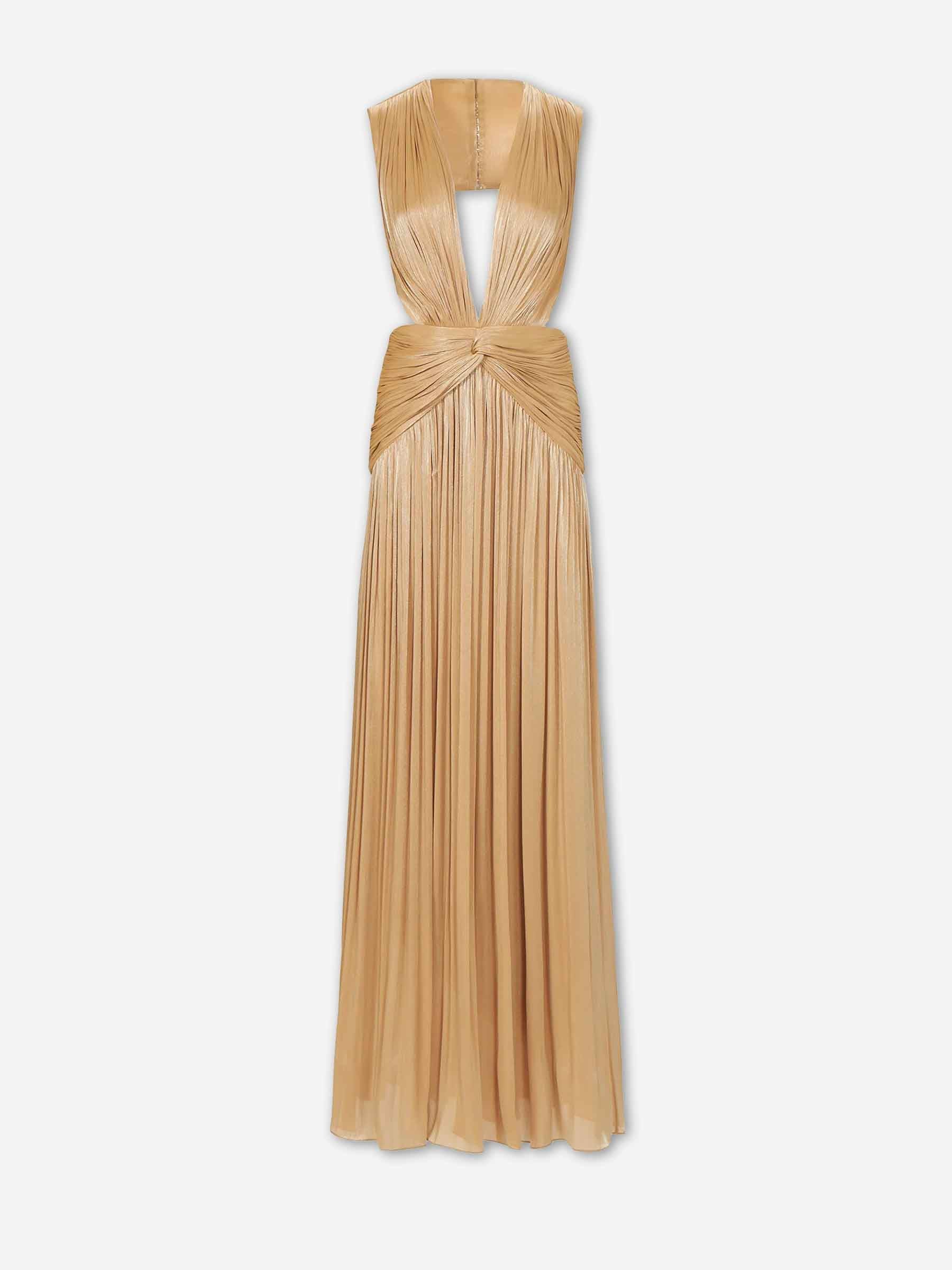 Costarellos Mujer Barcelona Vestido Maxi Silla color Beige sku 732-001633 03 - Foto 1