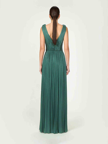 Costarellos Mujer Barcelona Vestido Maxi Anilia color Verde Turquesa sku 732-001635 01 - Foto 3