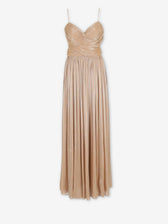 Costarellos Mujer Barcelona Vestido Maxi Sireen color Beige sku 732-001637 01 - Foto 1