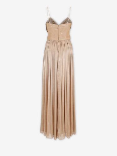 Costarellos Mujer Barcelona Vestido Maxi Sireen color Beige sku 732-001637 01 - Foto 2