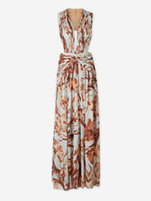 Costarellos Mujer Barcelona Vestido Maxi Drapeado color Multicolor sku 732-001638 01 - Foto 1